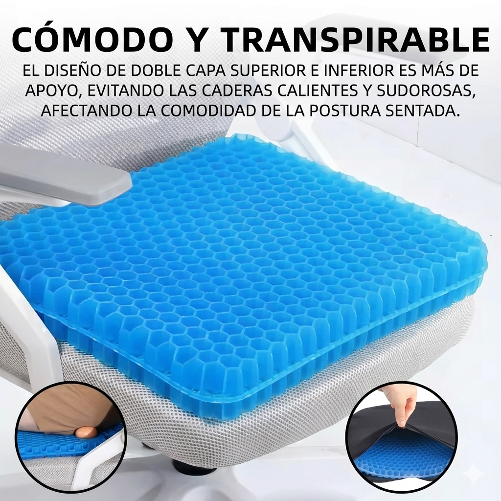 Cojín Ergonómico Refrescante de Gel
