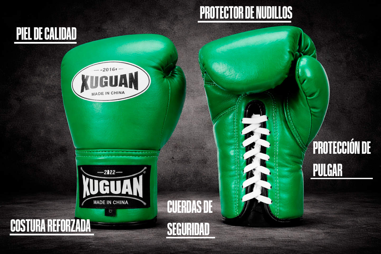 Guantes de Semi Piel BOX, MMA Muay Thai